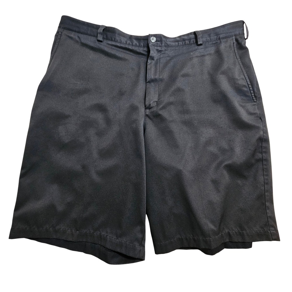 Nike Golf Shorts Mens 42 Black Performance Flat Front 206454-010 *‎
